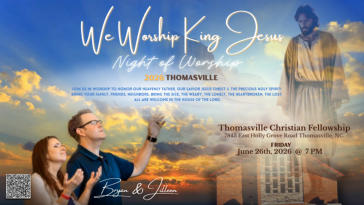 We Worship King Jesus - Night of Worship 2026-Thomasville